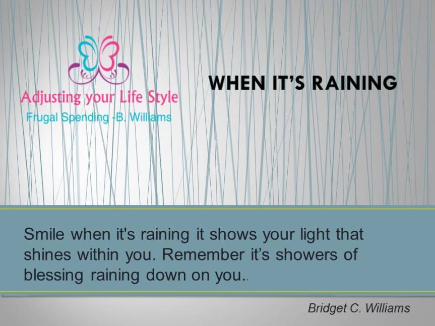 When it's Raining - Bridget C. Williams